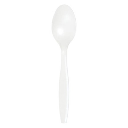 OMG 010550B Plastic SpoonWhite50 Count, 50PK OM563576